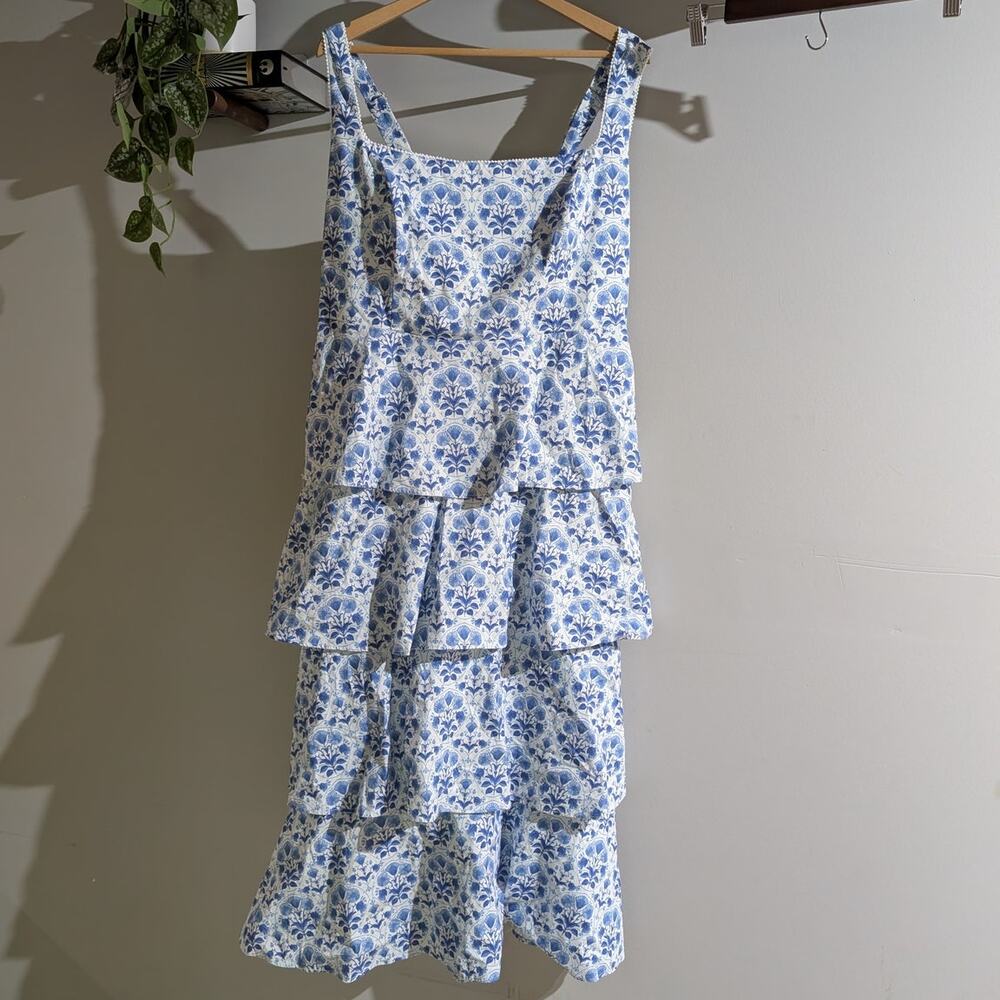 Show Me Your Mumu | Blue Floral Meg Midi Dress | 2XL